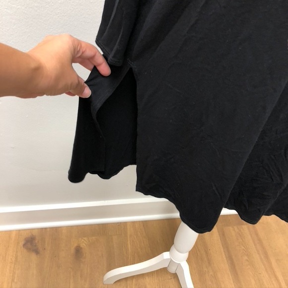 Eileen Fisher Shift Dress Womens Medium Black 3/4 Sleeve Minimalist Classic - Picture 3 of 7